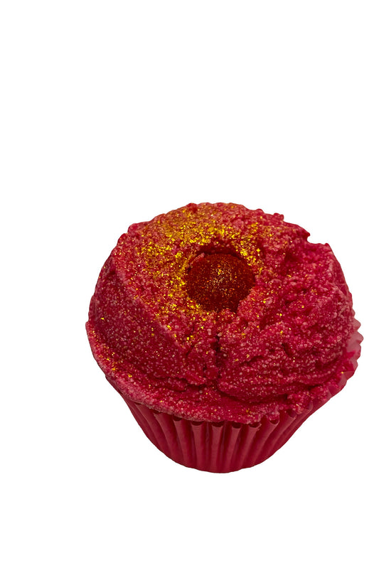 Jewelled Cranberry Cupcake Bath melt